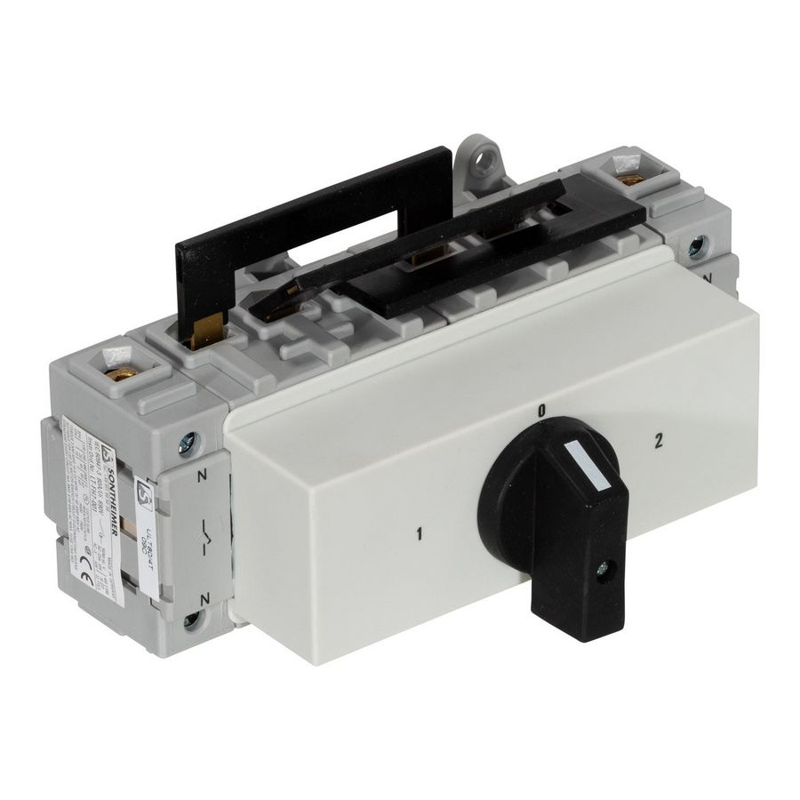 Omkeerschakelaar 63A 4-polig DIN-rail montage