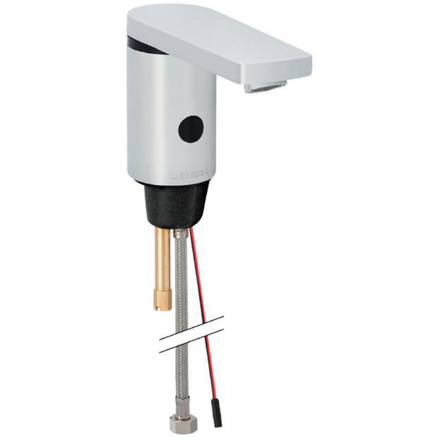 Wastafelkraan 186 chroom netvoeding excl. trafo zonder mengunit