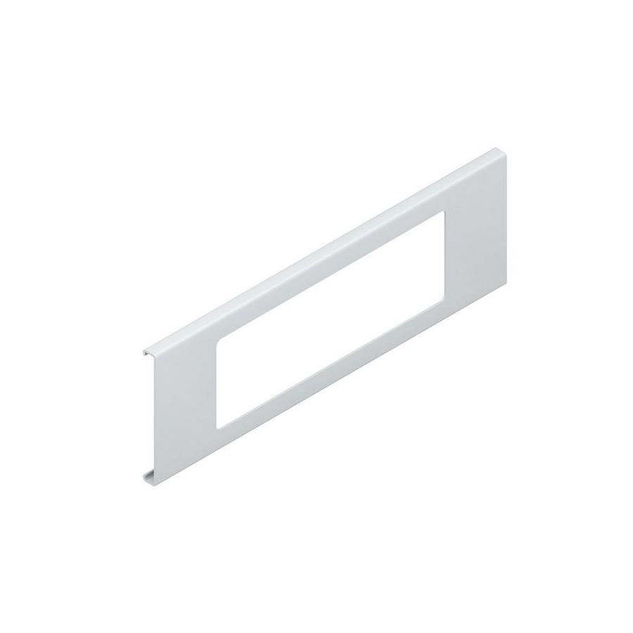 Afdekplaat HKLD03/110.6 wit creme pvc RAL9001