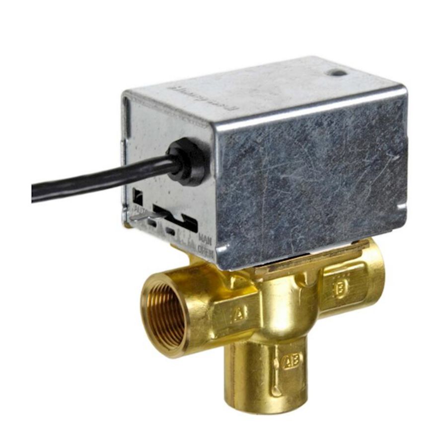 Gemotoriseerde 3-wegklep 3/4" 24v V8044F1001B