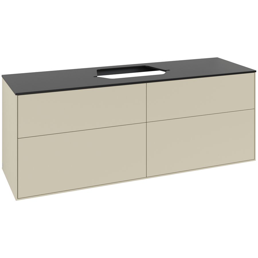 Wastafelonderkast Finion 1600x603x501mm S.Grey Matt Lacquer G44200HJ