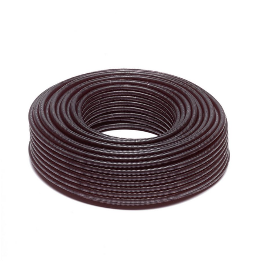 Rol a 100m. flexibele elektrobuis 5/8" zwart