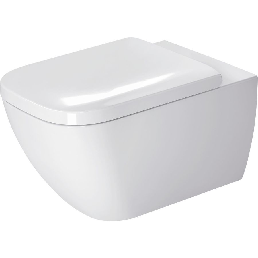 HAPPY D.2 #222109 wandcloset 540mm wit diepspoel gesloten durafix 3ltr./4,5ltr. (excl. zitting)