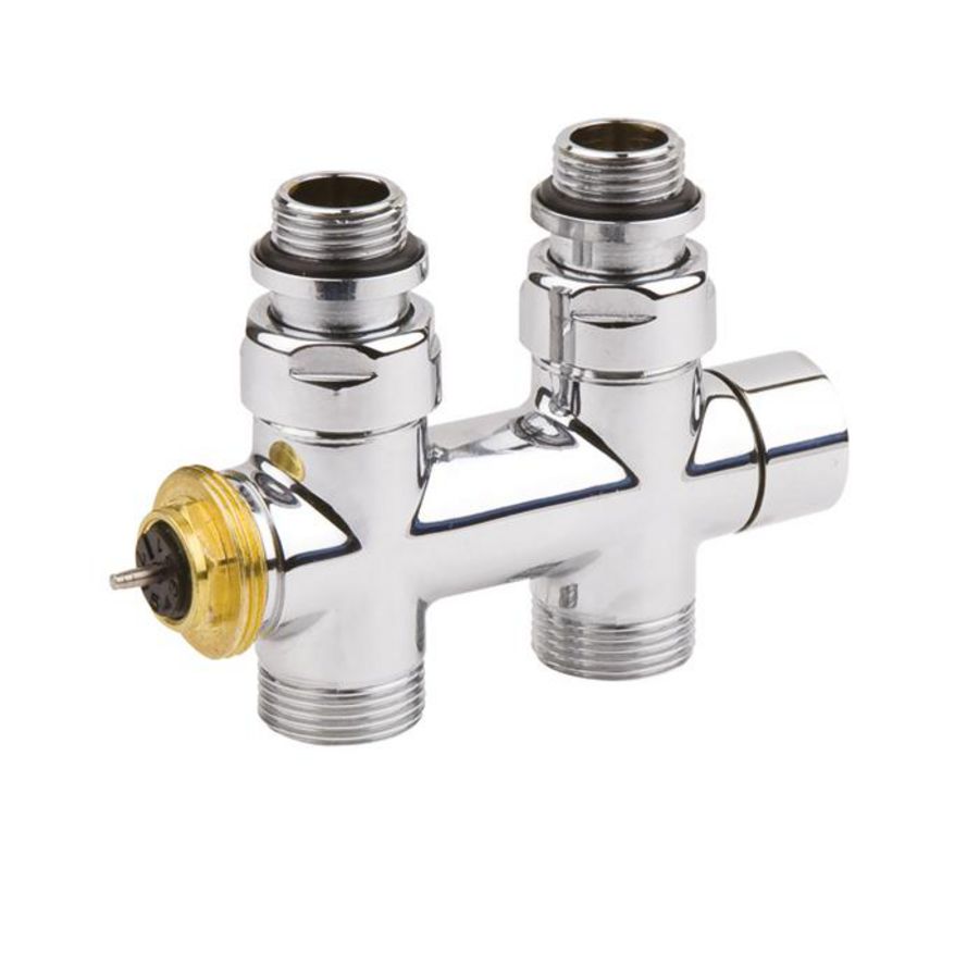 4-wegkraan thermostatisch recht chroom M30 739C