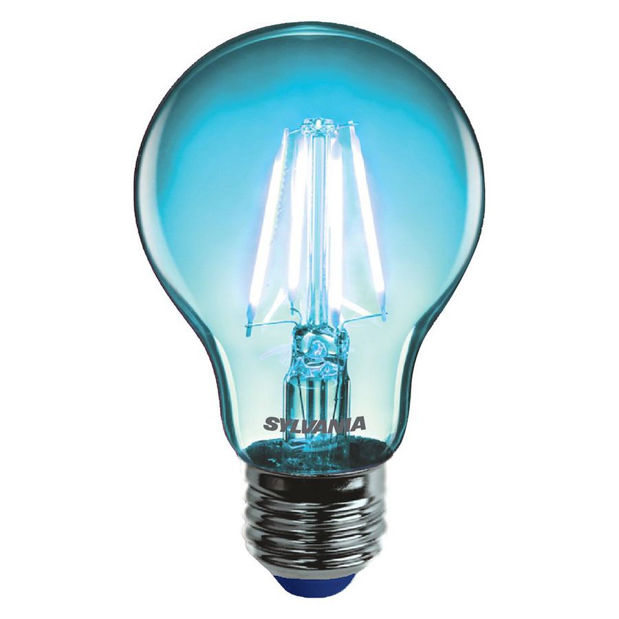 LED-lamp Toledo retro chroma A60 blauw E27 VVE=6