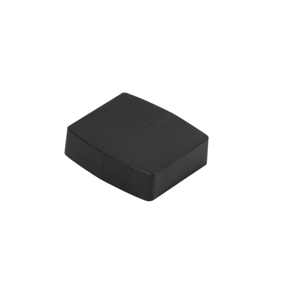 Kap zwart Snap-on (mini)zuil 1 compartiment