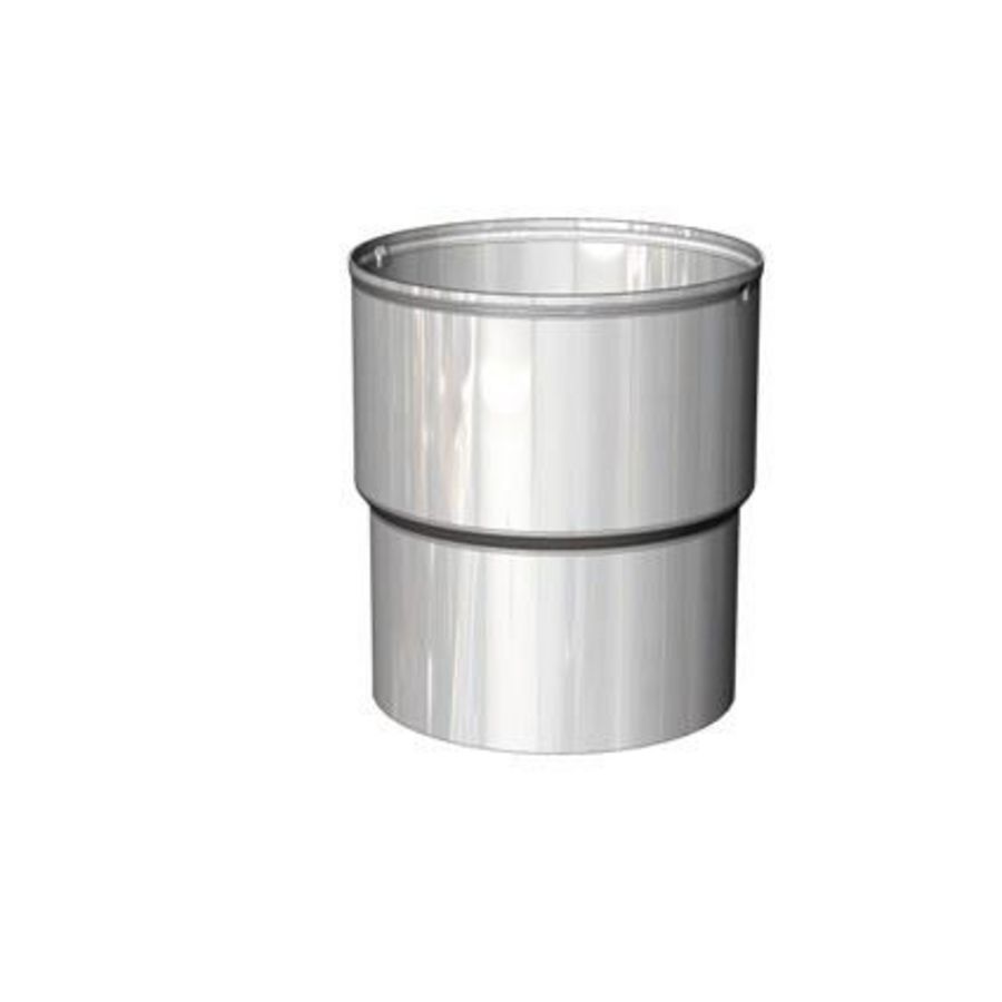 Koppelstuk RVS flex Ø100-vast Ø100