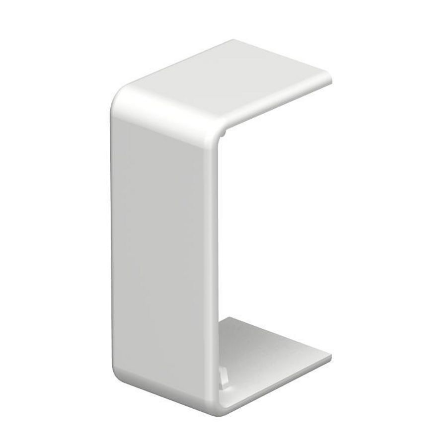Naadafdekking 15x30mm polyvinylchlorid puur wit VVE=10