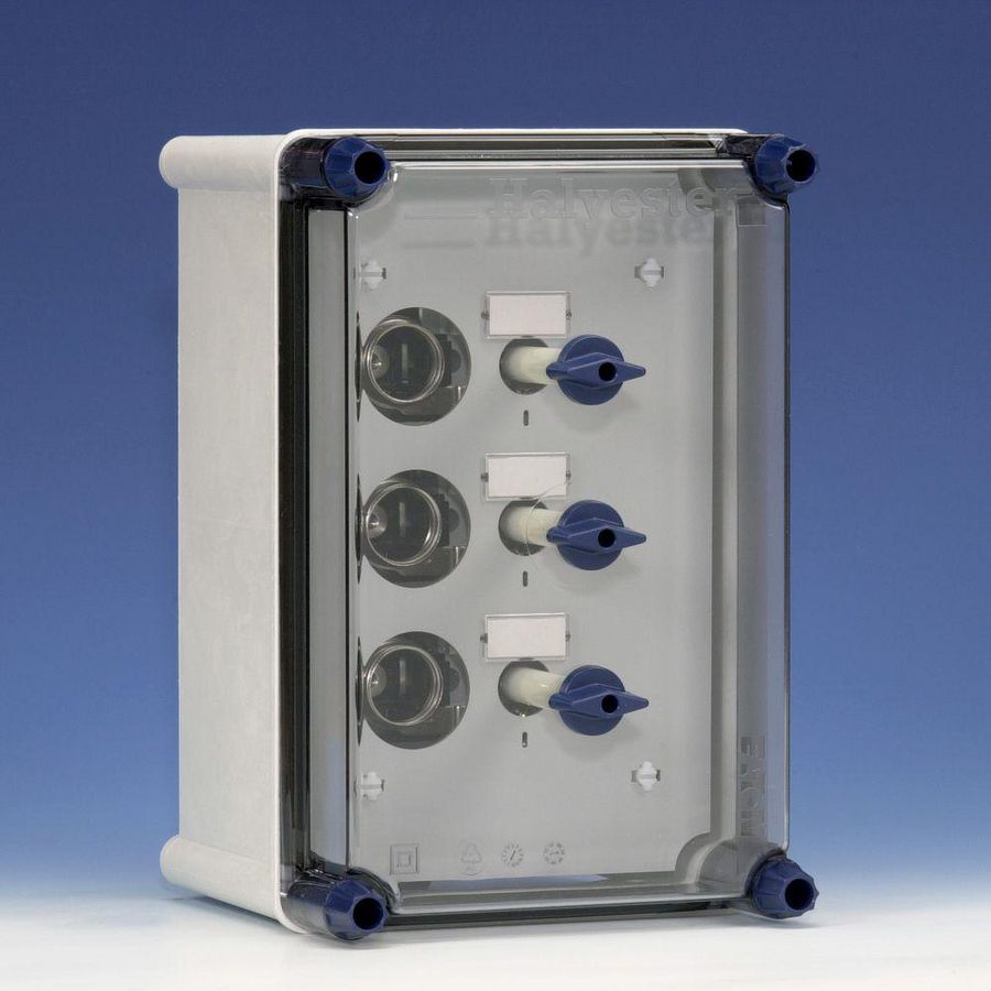 Lichtgroepenkast 3xDII met RSD 25 incl. rails