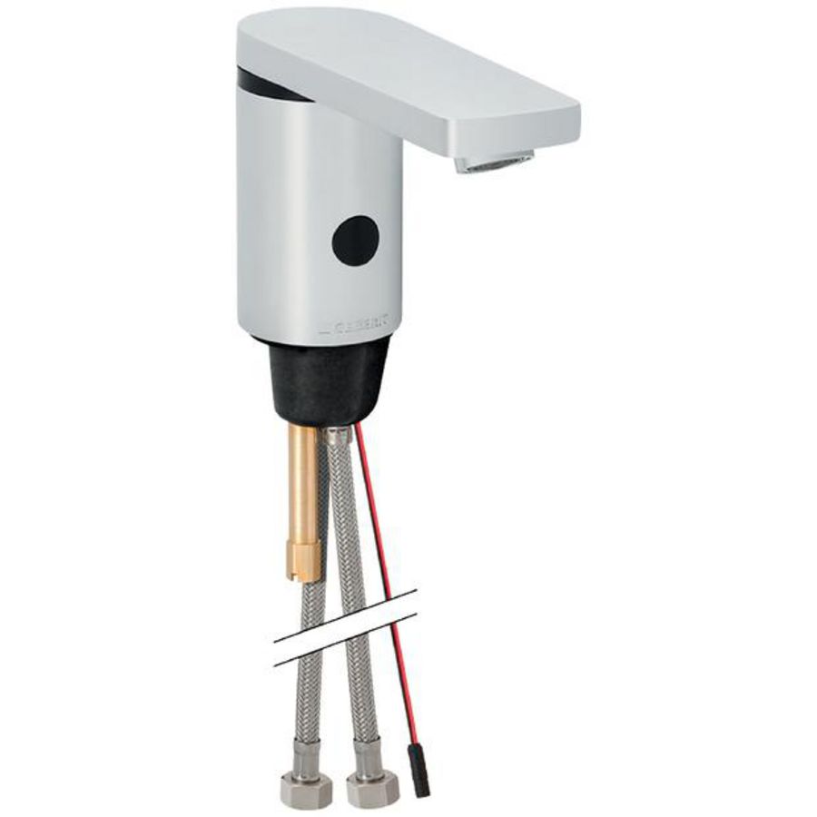 Wastafelkraan 186 chroom netvoeding excl. trafo met mengunit