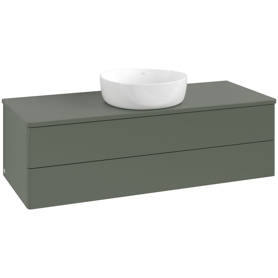 Wastafelonderkast Antao 1200x360x500mm L.Green Matt Lacquer L21010HL