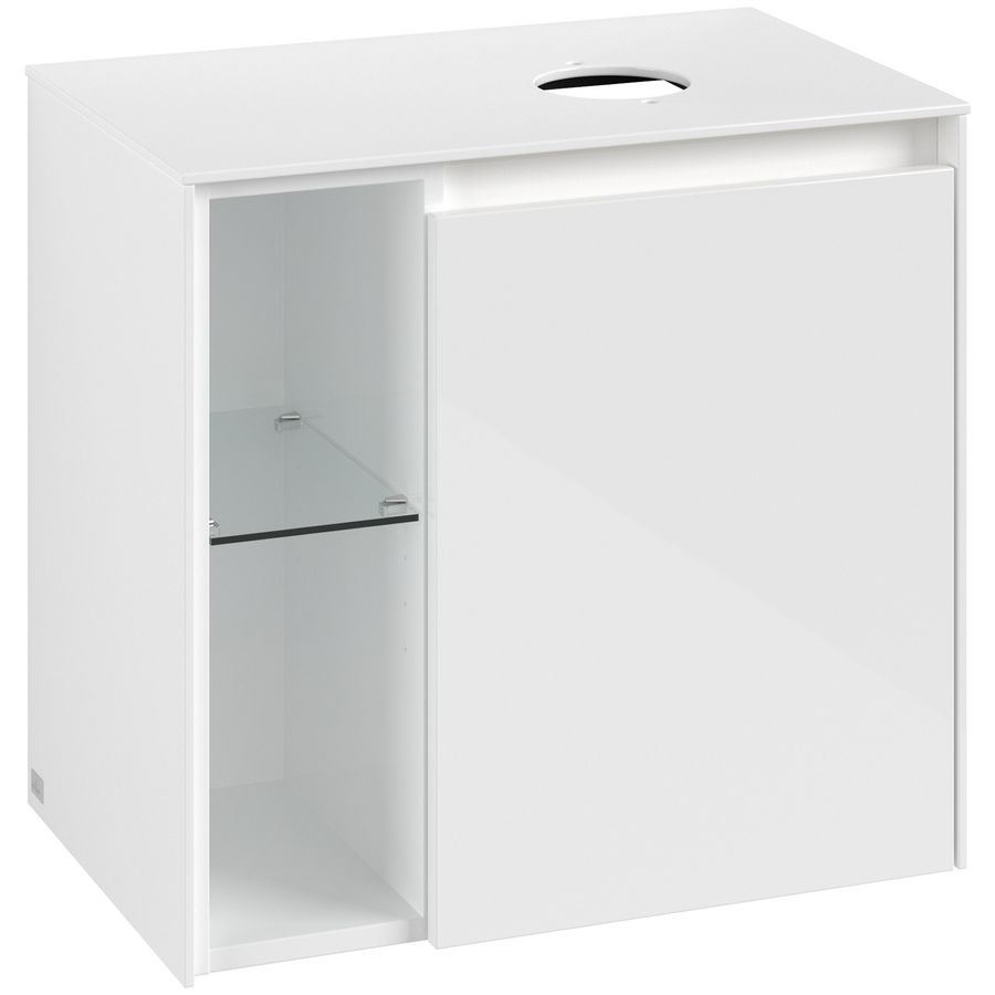 Wastafelonderkast Collaro 600x548x380mm Glossy White C151B0DH
