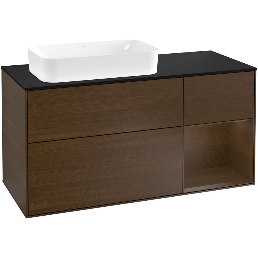 Wastafelonderkast Finion 1200x603x501mm W.Veneer F282GNGN