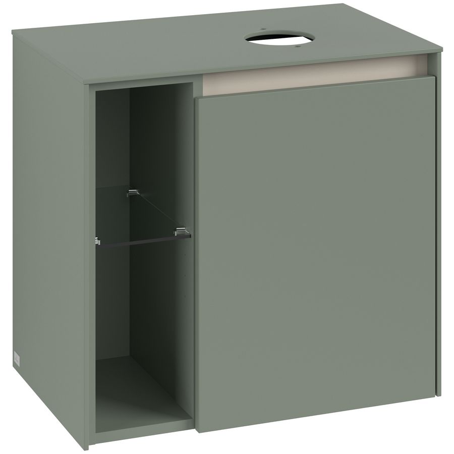 Wastafelonderkast Collaro 600x548x380mm Soft Green C151B0AF