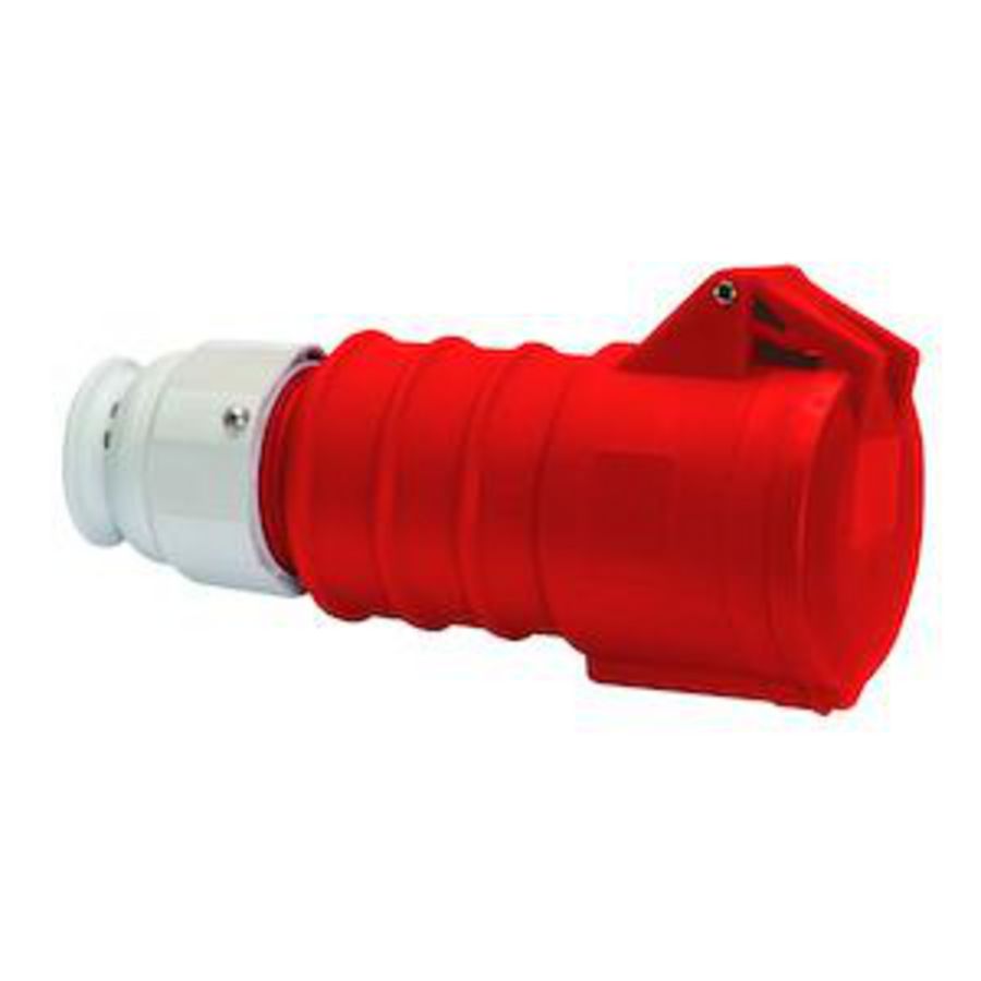 Koppelcontactst. 6h 16A 4P 400V IP44 QC MG Ni