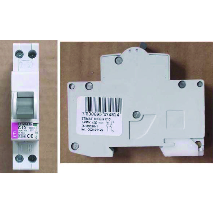 Zekering 10A 1P+N