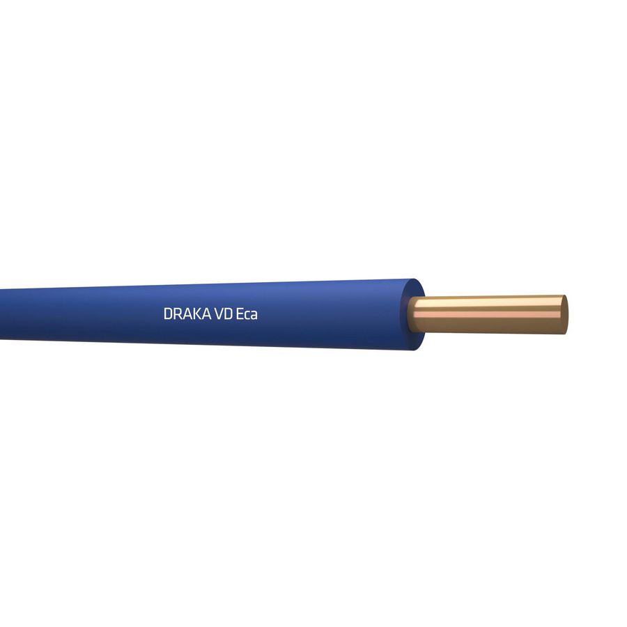 Doos a 100m. installatiedraad VD Eca bu# 2,5mm² (Blauw)