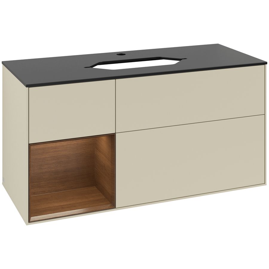 Wastafelonderkast Finion 1200x603x501mm S.Grey Matt Lacquer G292GNHJ