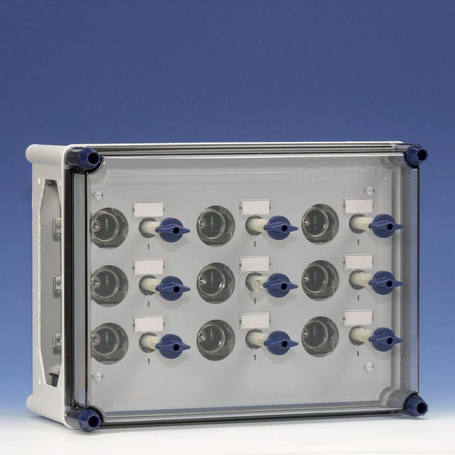 Lichtgroepenkast 9xDII met RSD 25 incl. rails