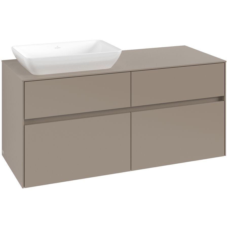 Wastafelonderkast Collaro 1200x548x500mm Taupe C113B0VM