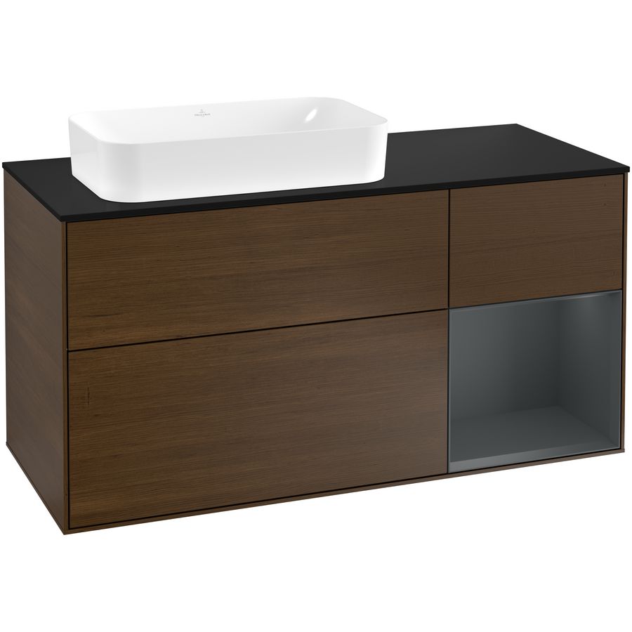Wastafelonderkast Finion 1200x603x501mm W.Veneer F282HGGN