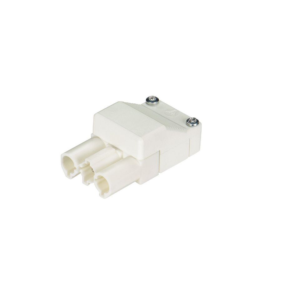 Kabelsteker GST18I3 male wit schroef 92.936.0058.0 VVE=200