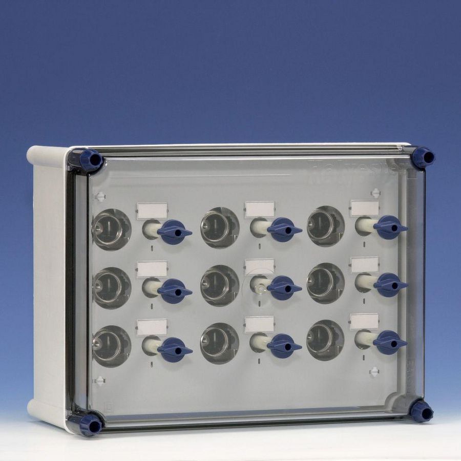 Lichtgroepenkast 9xDII met RSD 25 incl. rails