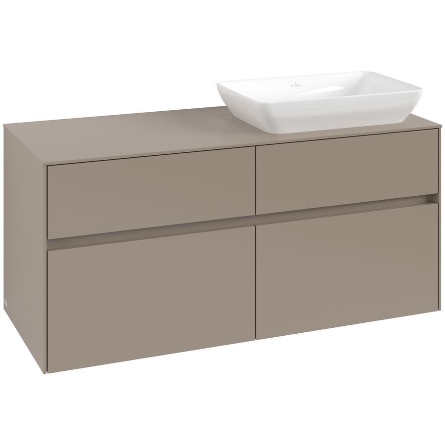 Wastafelonderkast Collaro 1200x548x500mm Taupe C114B0VM