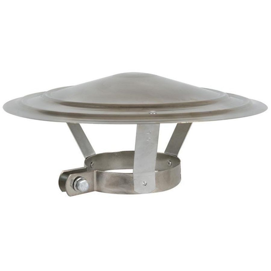 Regenkap gegalvaniseerd staal Ø110-120mm