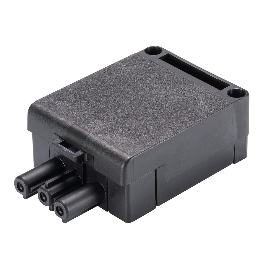 Kabelsteker GST18I3 female zwart veerklem VVE=100