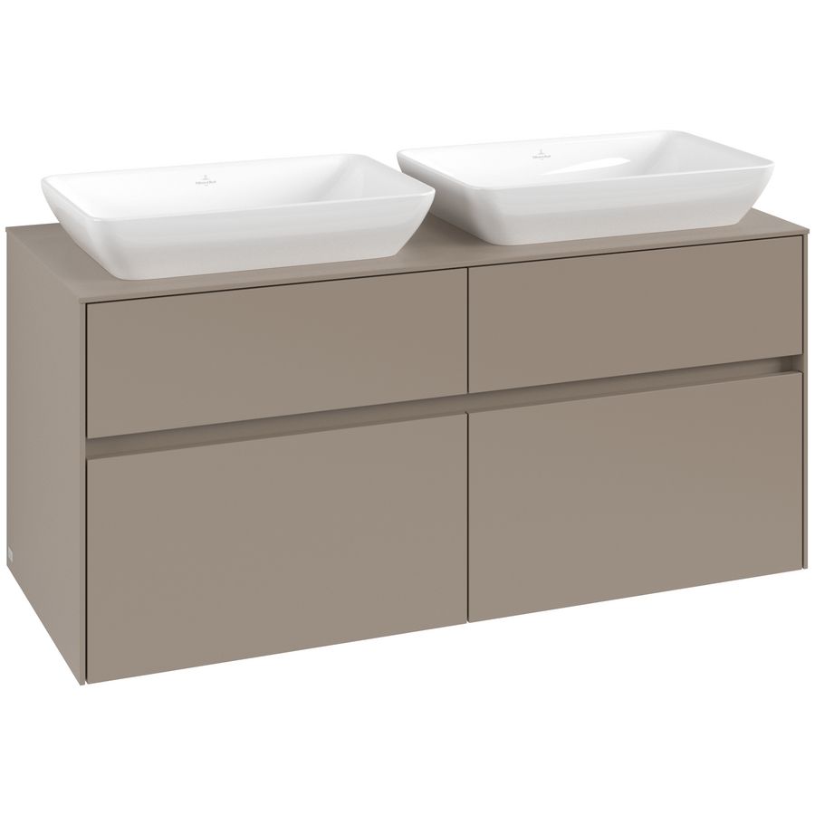 Wastafelonderkast Collaro 1200x548x500mm Taupe C115B0VM