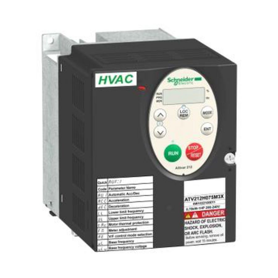 Frequentieregelaar 0,75kW 480V 3F EMC klasse C2 Altivar 212