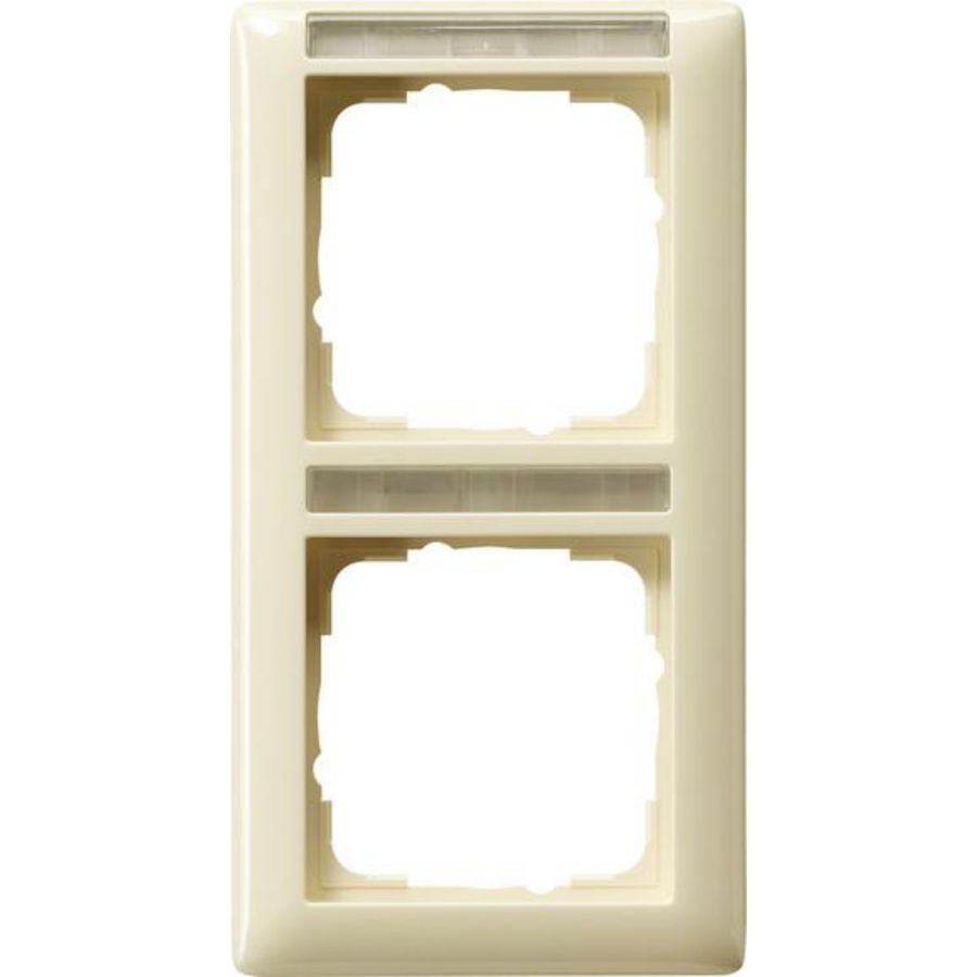 Afdekraam 2-v vert. TK Gira Standard 55 creme wit