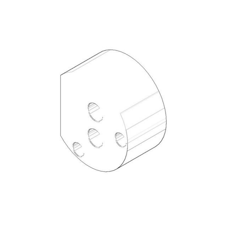 Verlengstuk 33x38x19mm 09301105890