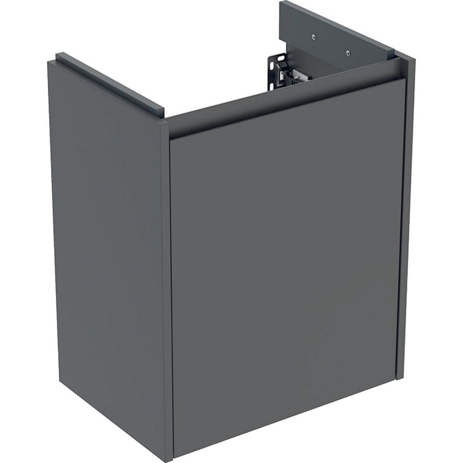 Onderkast voor wastafel 1 deur 50x60.5x33.7cm Breedte wastafel=55cm lava / gelakt zijdemat