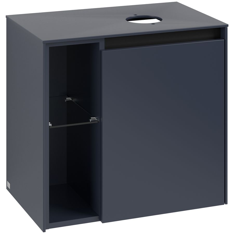 Wastafelonderkast Collaro 600x548x380mm Marine Blue C15100VQ