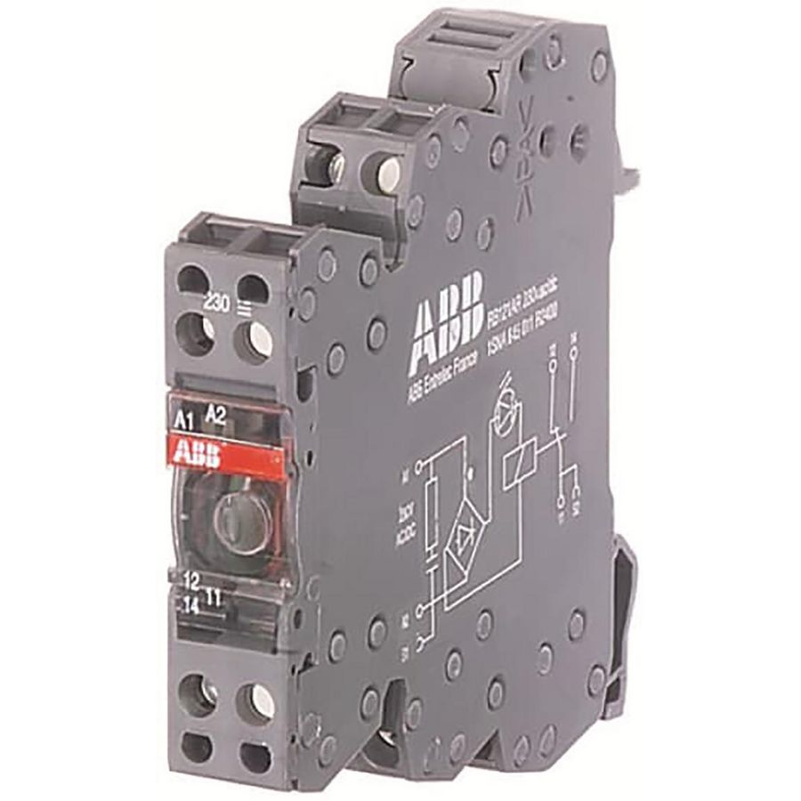 Hulpcontact R600 230V acdc 1dpdt 1 ma-8a led VVE=5