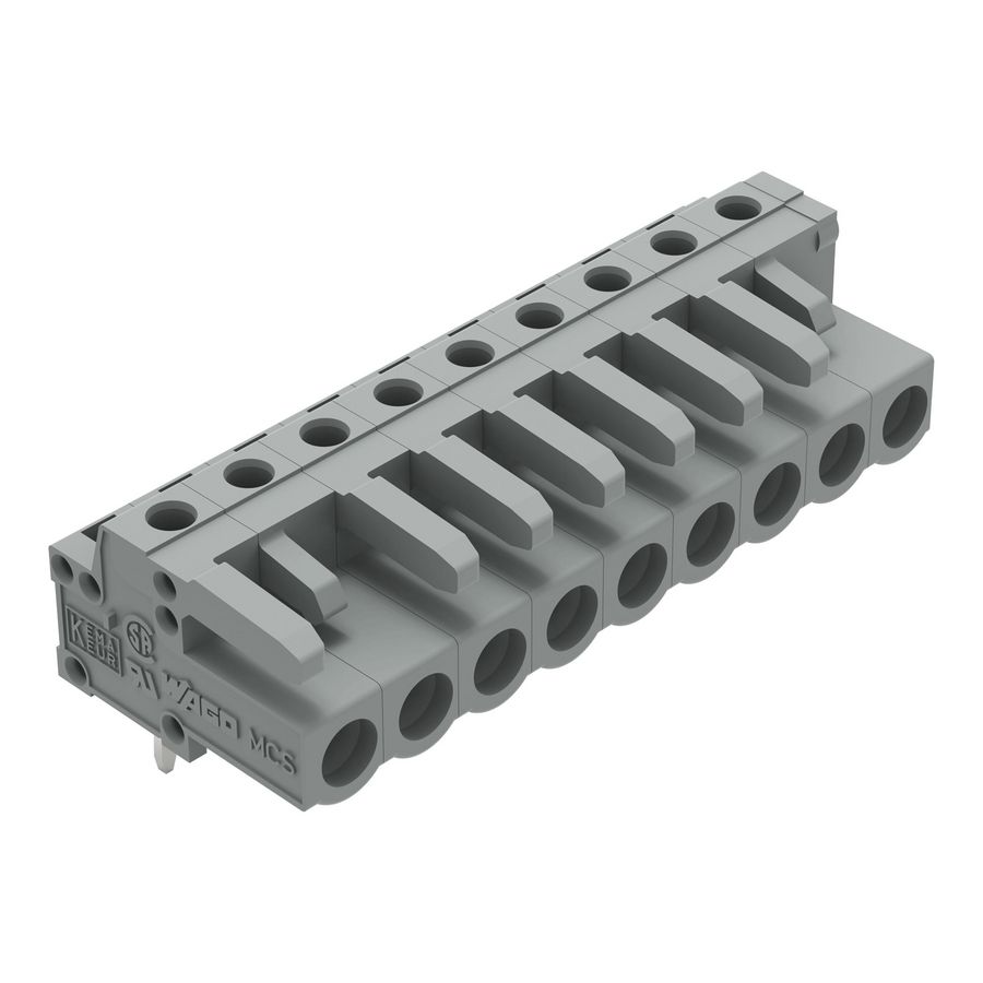 THT FE steker HA raster 5mm grijs 232-239 VVE=50