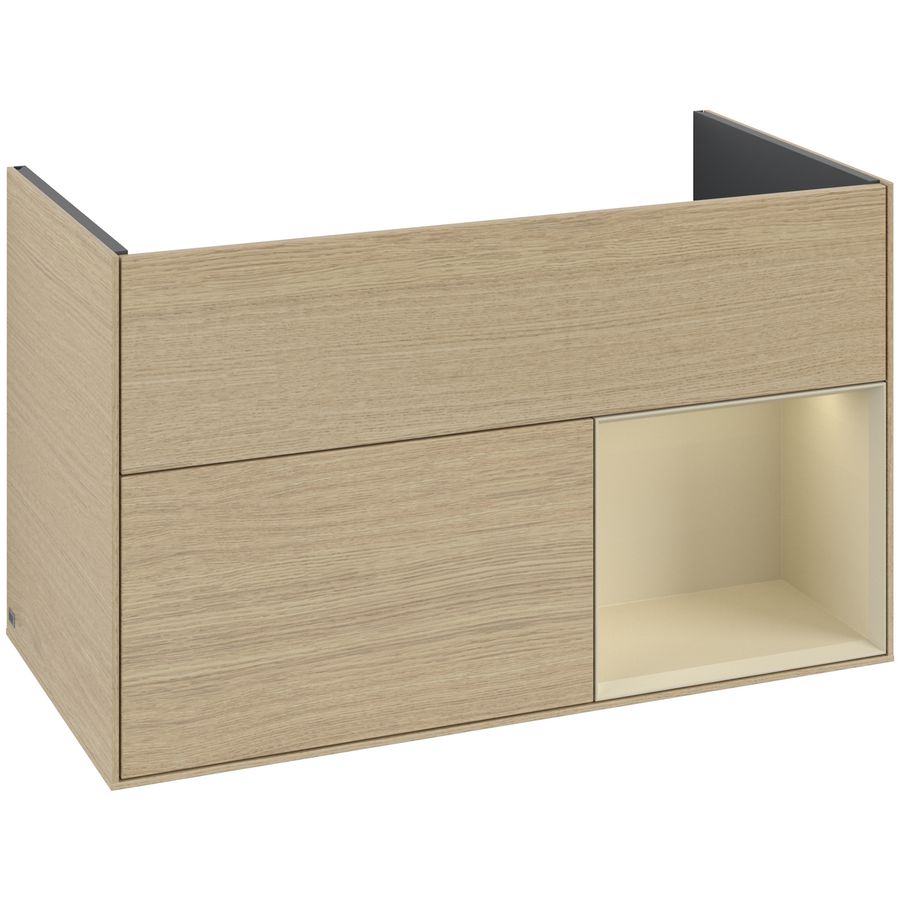 Wastafelonderkast Finion 996x591x498mm Oak Veneer G040HJPC