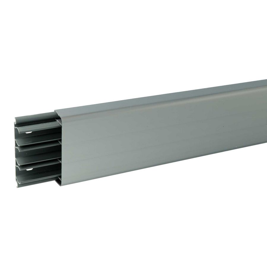 Lengte a 2m. Leidingkanaal K55 Kabelkoker aluminiumkleur