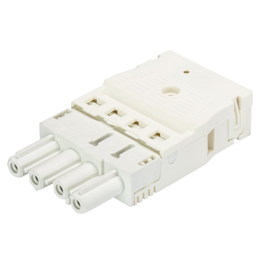 Kabelsteker GST18I4 female wit veerklem VVE=50