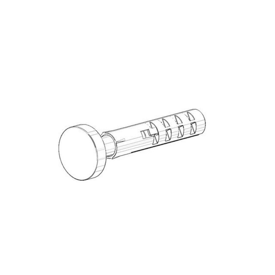 Bevestiging 12x37mm Platina geborsteld 05303100100-06