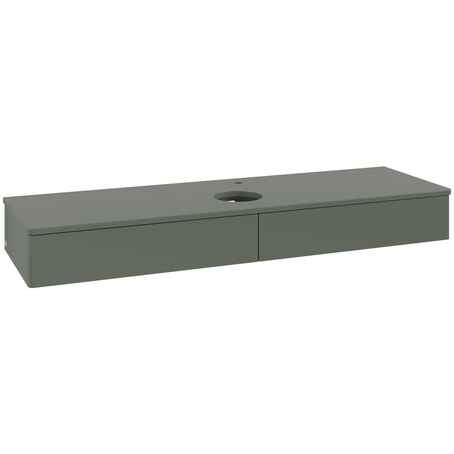 Wastafelonderkast Antao 1600x190x500mm L.Green Matt Lacquer K14050HL