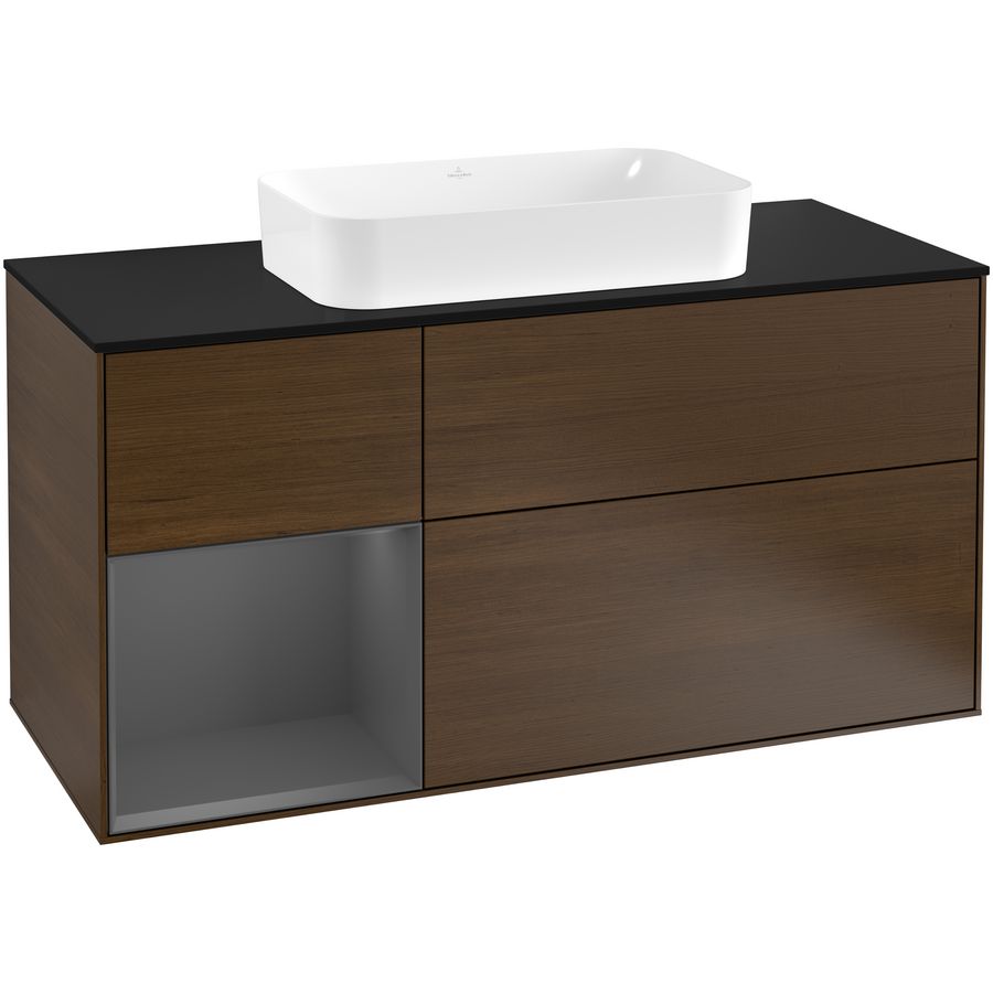 Wastafelonderkast Finion 1200x603x501mm W.Veneer F292GKGN