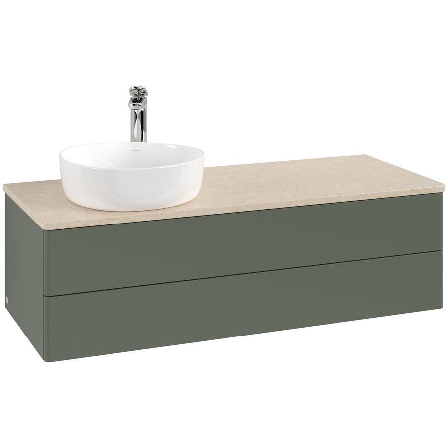 Wastafelonderkast Antao 1200x360x500mm L.Green Matt Lacquer L22053HL