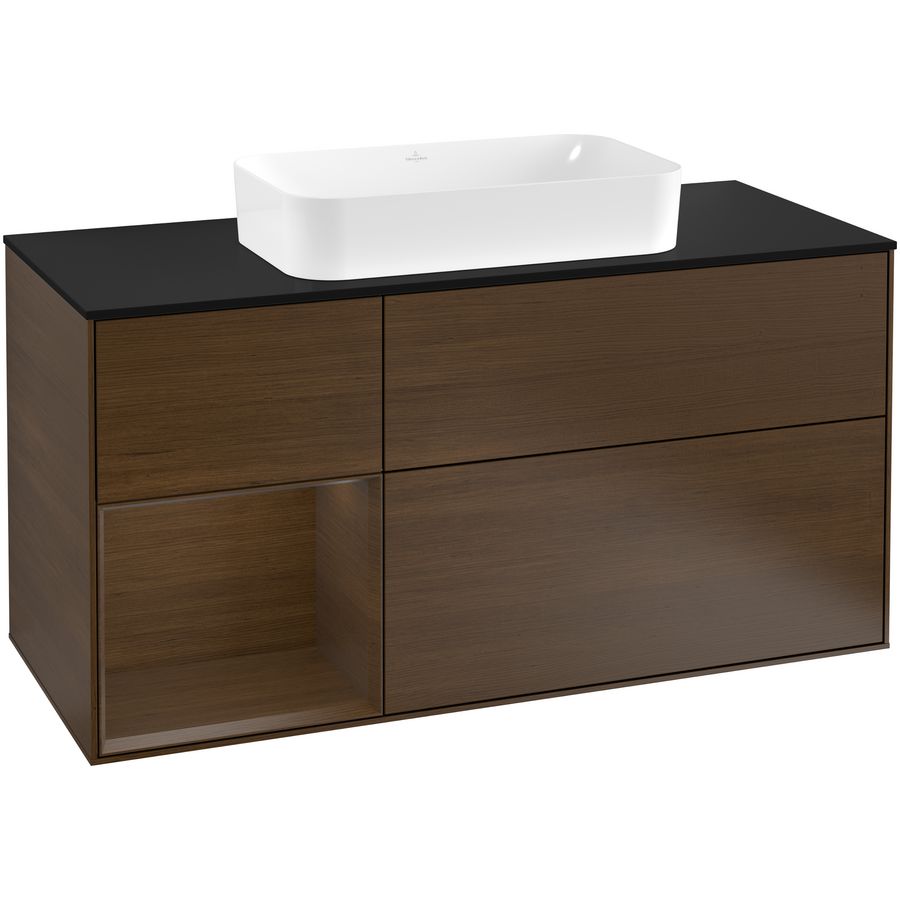 Wastafelonderkast Finion 1200x603x501mm W.Veneer F292GNGN