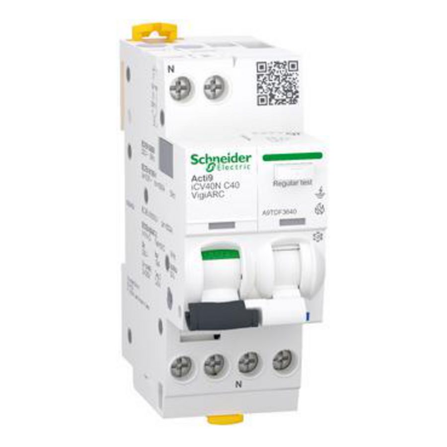 Vlamboogbev. RCBO Acti9 iCV40N ARC 1-polig + Nul 40A C-karakteristiek  30