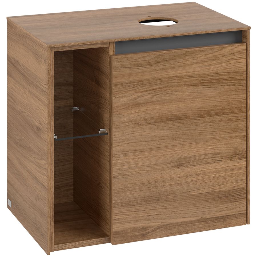 Wastafelonderkast Collaro 600x548x380mm Oak.Kans C15100RH