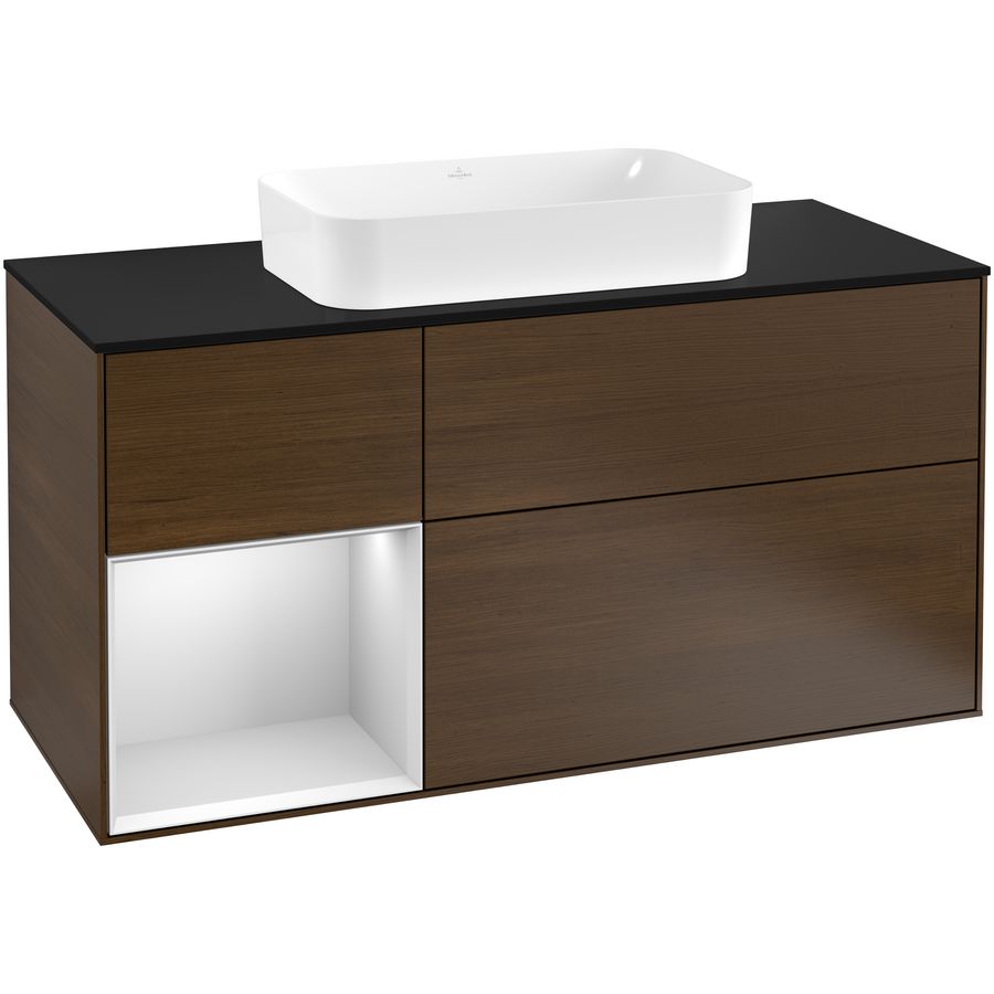 Wastafelonderkast Finion 1200x603x501mm W.Veneer F292MTGN