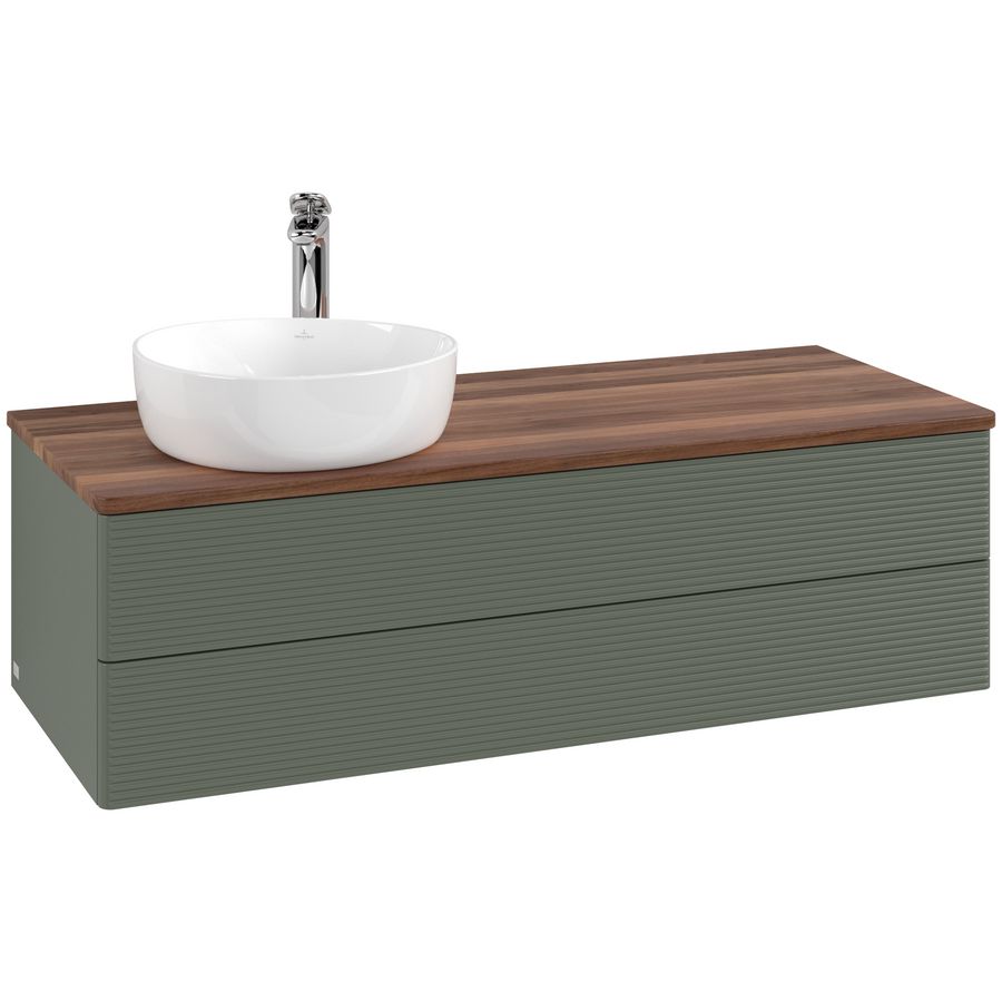 Wastafelonderkast Antao 1200x360x500mm L.Green Matt Lacquer L22152HL